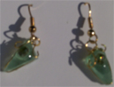 Tiny Glass and Bead Earrings